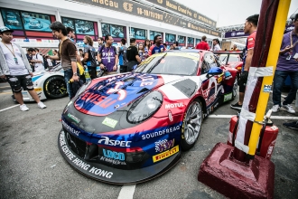 2017澳门格兰披治GT杯 Macau Grand Prix 保时捷Porsche Craft-Bamboo Racing