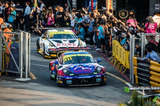 2017澳门格兰披治GT杯 Macau Grand Prix 保时捷Porsche Craft-Bamboo Racing